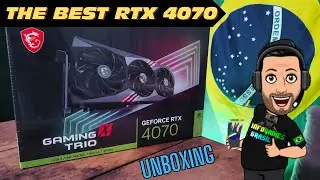 Unboxing RTX 4070 GAMING X TRIO MSI