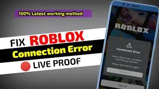 Fix roblox connection error sorry there was a problem reaching our servers | connection error roblox