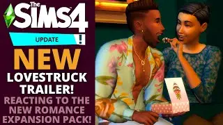 🔴REACTING TO THE SIMS 4 LOVESTRUCK TRAILER LIVE!