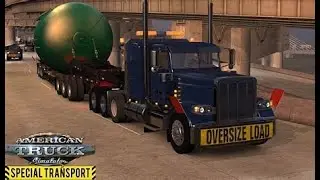 oversize load from Oakland to Huron (no comminatory) American Truck sim