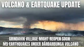 Large Earthquake Under Bardarbunga Volcano & Grindavik Village Might Open For Visitors Soon