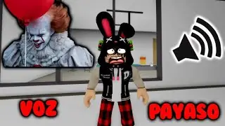 TRUCO de VOZ de PAYASO en  BROOKHAVEN🏡RP- ROBLOX
