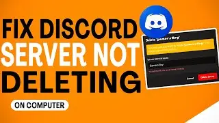 how to fix discord server not deleting 2023 | TECH ON |