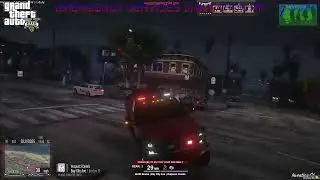 F-01 got hit by 10-80 suspect | FivePD | ESSRP | GTAV