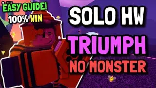 SOLO HIDDEN WAVE TRIUMPH | FULL EASY GUIDE! (NO MOLTEN MONSTER) | Roblox TDS Swarmer Rework