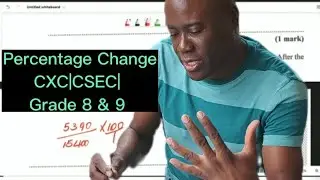 CXC||CSEC||Maths Percentage Change 
