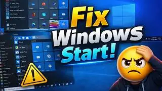 How to Fix Windows 10/11 Start Menu Not Working [2026] - Complete Guide