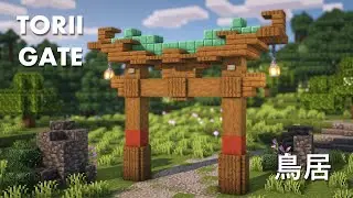 Minecraft | How to build a Torii Gate | Tutorial