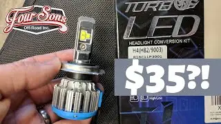 The Best Selling LED Headlights on Amazon... Will They Fit a Mini Truck?