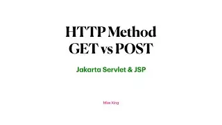 32. HTTP Method: GET vs POST