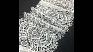 Cotton White Fabric Lace