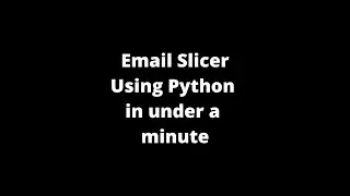 Project Project in 58sec | Email Slicer Project #shorts