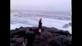 Волны на Баренцевом море