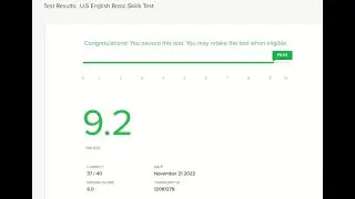 Fiverr English Test Score 9.2 I 9 May 2023 l Contact for Test 01318204358