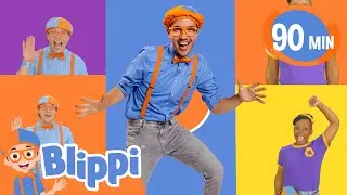 Blippi and Meekah's Wiggle Dance 🕺| Learning Colors | Kids TV Show | Educational Videos for Kids