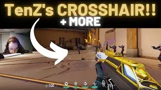Top 5 INCREDIBLE Pro Valorant CROSSHAIR Profiles | TenZ, nAts, Asuna + MORE!!