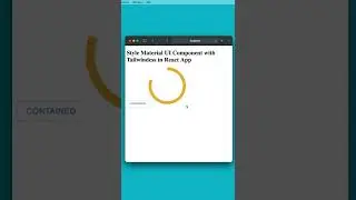 How to style mui progress with tailwind 