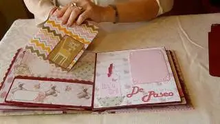 Álbum de fotos bebé personalizado I Niña. Álbum bebé scrapbook. Regalo para bautizo o nacimiento
