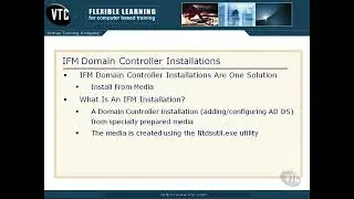 IFM Domain Controller Installations in Windows Server - pt  1