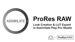 Assimilate Play Pro Studio & ProRes RAW: Look Creation & LUT Export