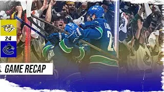 NHL Game 1 Highlights | Predators vs. Canucks - 2:4
