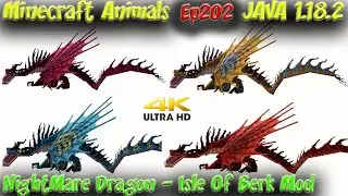 Isle Of Berk Dragon Mod Monstrous Nightmare Train Your Dragon Mod Minecraft JAV 1.18.2 Animals Ep202