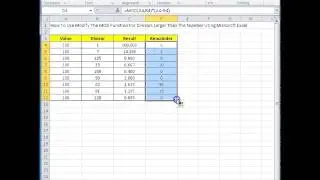 00155 - How To Use Modify The MOD Function For Divisors Larger Than The Number Using Microsoft Excel