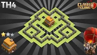BEST TH4 BASE | TH4 BASE COPY LINK - CLASH OF CLANS