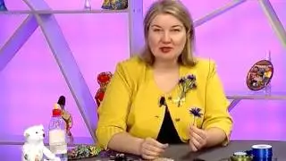 Василёк на ножке