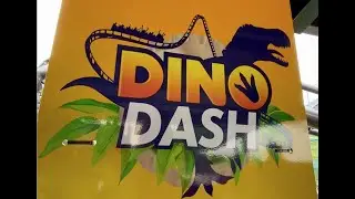 Tayto Park Ride 2022 | Dino Dash | DINOSAUR THEMED ROLLERCOASTER