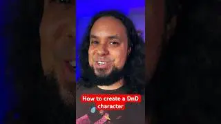 How to create a DnD character - DnD 101 #dnd