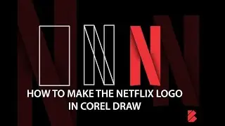 How to Design NETFLIX logo using Corel Draw