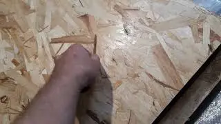 Черновые полы в моем доме, из OSB.