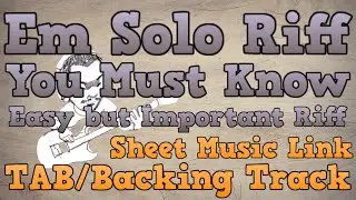 Em Solo Bass Riff/You Must Know/v1/Easy but Important
