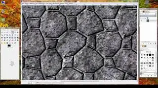 05.  Gimp.  Каменная кладка