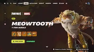 A LOT Of People Get A DISCOUNT On the New Meowtooth Bundle! (400 V-Bucks Cheaper)