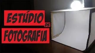 ESTÚDIO DE FOTOGRAFIA CASEIRO USANDO PAPELÃO!