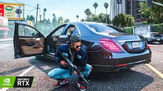 GTA V: Ultra Realistic Graphics 2023 - Action & Police Chase Gameplay! MAX SETTINGS RTX 4090 4k60fps