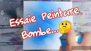 ESSAIE Peinture à la BOMBE Acrylique 🤔 / Daily Challenge #68