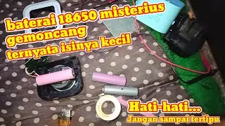ada baterai 18650 isi dalamnya kecil