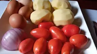Niba ufite ibirayi,amagi n'inyanya,NGWINO DUTEKE IFUNGURO RYA MUGITONDO RIRYOSHYE😋//Mu minota mike👍