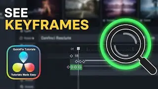 How to See Keyframes in Davinci Resolve 20? Davinci Resolve Tutorials for Beginners