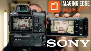 SONY IMAGING EDGE MOBILE - How to FILM YOURSELF | Sony A7iii A7Riii