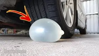 Car vs Balloon: Experiment 32 + Slowmo