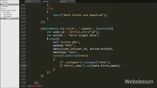 #03 PHP Ajax Crud using OOPS   Update or Edit Mysql Data