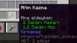 Kırılamaz Eşyalar Nasıl Yapılır? | Minecraft Komutlar