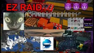 Raiding NOOB vs NORMAL vs PRO sea pickle farm donut SMP