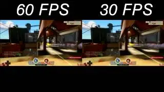 Side by side Comparison of 60FPS and 30FPS