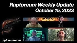 Raptoreum Weekly Update For October 15, 2023 (Chapters in Description)