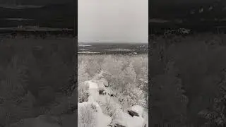 Златоуст и Таганай сверху